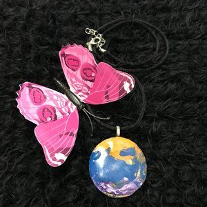 Reversible Bohemian Unique Rare Vintage One of a Kind Handmade Necklace